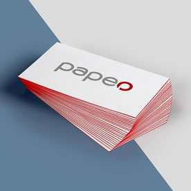 Carte avec finition & originale personnalisé