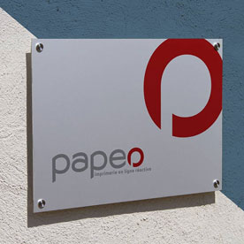 Plaque gravée / imprimée