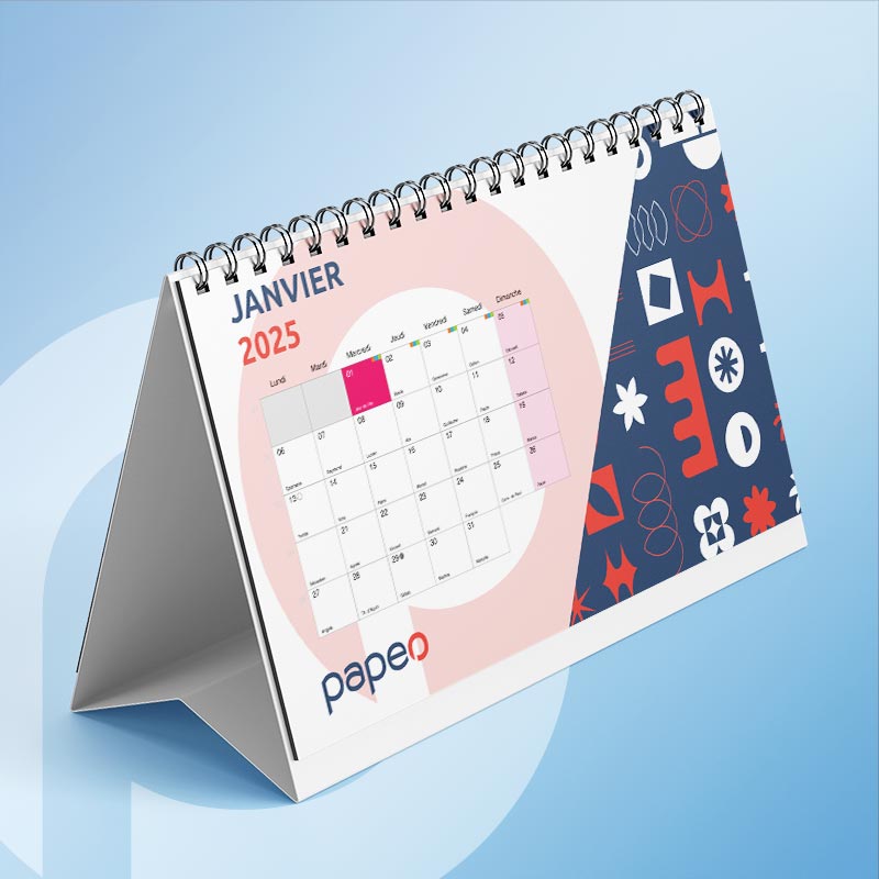 Calendrier chevalet
