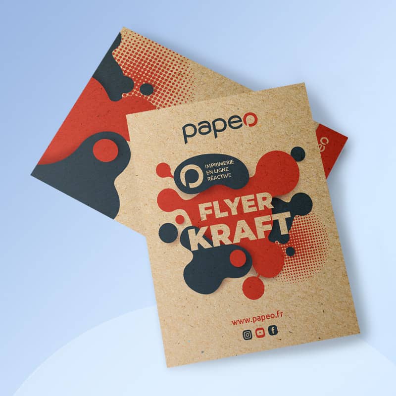 Flyer papier kraft