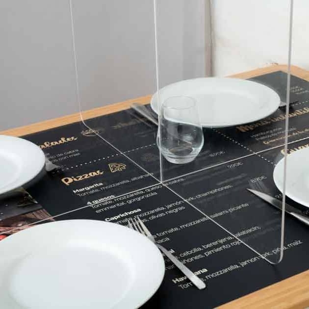 Séparateur de table plexi en croix