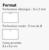 Impression badge de salon pas cher