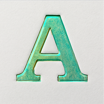 Dorure arc en ciel carte de visite personnalisée